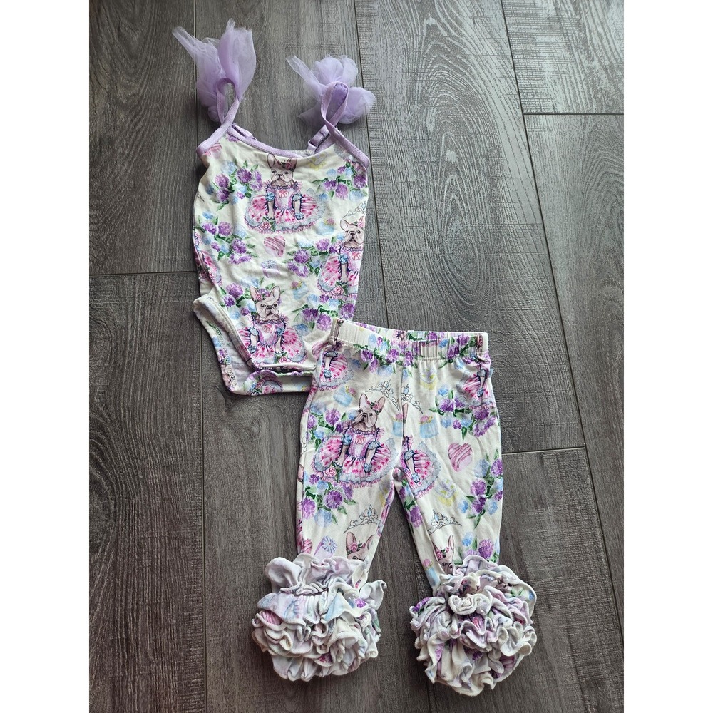 Posh peanut baby girl outfit 3-6 mos